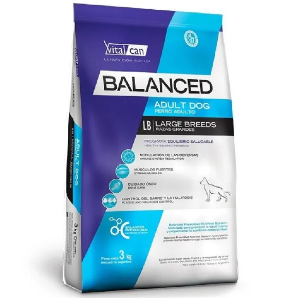 Balanced Adulto Raza Grande Alimento Para Perro