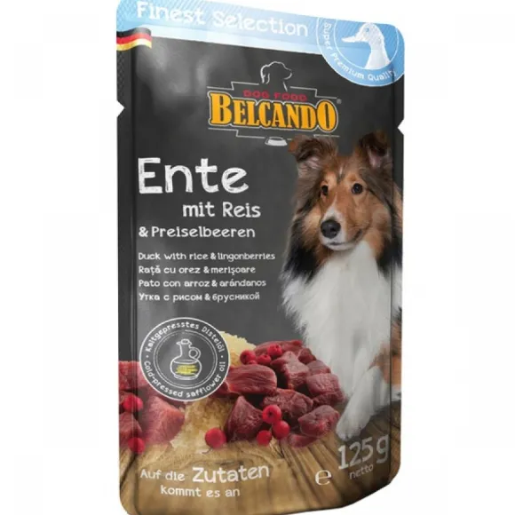 Belcando Pato/Arroz Y Arandanos Alimento H Medo Para Perros 125Gr