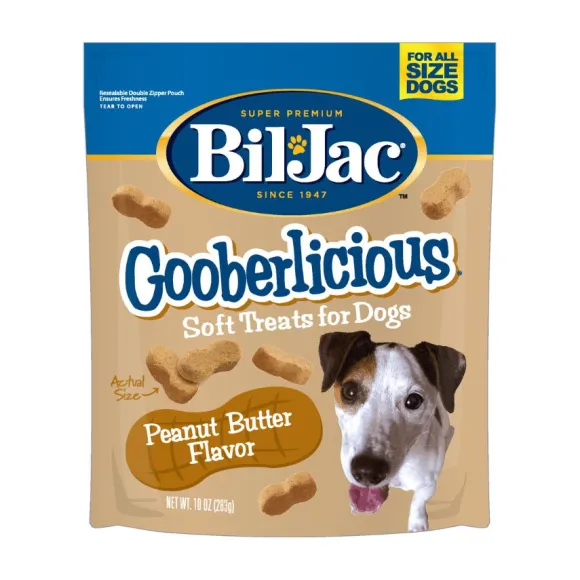 Bil Jac Gooberlicious Sabor Mantequilla De Man Snack Para Perros