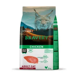 Bravery Cat Chicken Adult Sterilized Alimento Para Gato