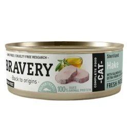 Bravery Merluza Alimento H Medo Para Gatos
