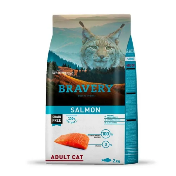 Bravery Salmon Adult Cat Sterilized Alimento Para Gato