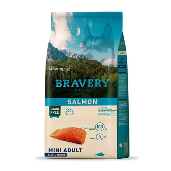 Bravery Salmon Mini Adult Alimento Para Perro