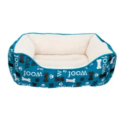 Cama Para Perro Dogit Dreamwell Rectangular Azul