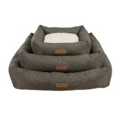 Cama Para Perro Mpets Oleron Gris Oscura