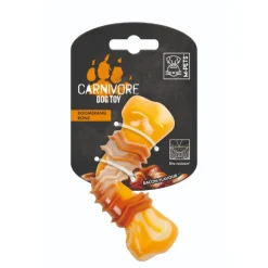 Carnivore Dog Toy Boomerang Bone - Bacon Scent