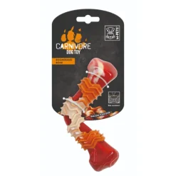 Carnivore Dog Toy Boomerang Bone - Bacon Scent