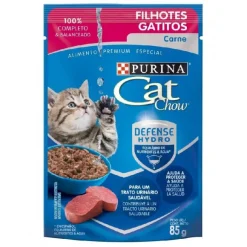 Cat Chow Gatitos Carne Alimento H Medo Para Gatos