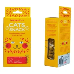 Cats Snack Galletas Rellenas Sabor Salm N Y Pollo