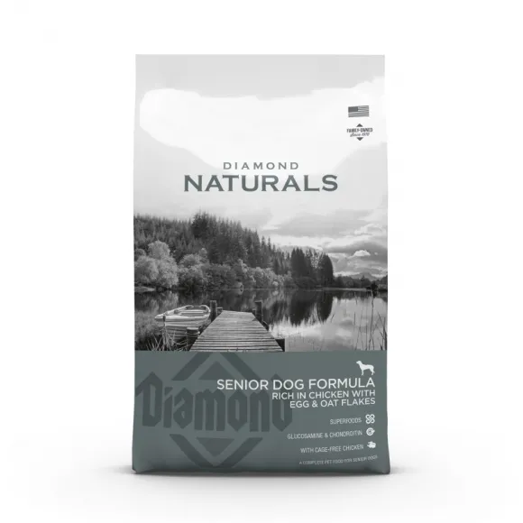 Diamond Naturals Senior Dog - Chicken, Egg & Oat Flakes