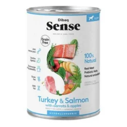 Dibaq Sense Lata Pavo & Salmon Alimento H Medo Para Perros