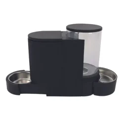 Dispensador Duplo De Comida Y Agua