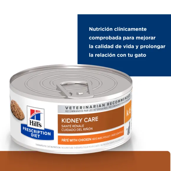 Hills Lata Feline K/D Cuidado Ri On Alimento H Medo Para Gatos