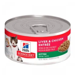 Hills Lata Kitten Liver & Pollo Alimento H Medo Para Gatos
