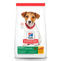 Hills Puppy Small Bites Receta De Harina De Pollo Y Cebada Alimento Para Perro