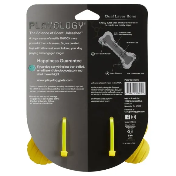 Hueso De Doble Capa Con Aroma A Pollo