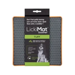 Lickimat Plato Interactivo Soother Tuff Naranjo