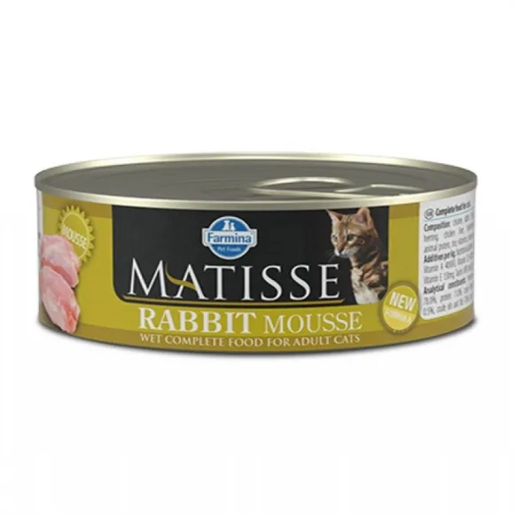 Matisse Farmina Felino Rabbit Mousse Alimento H Medo Para Gatos