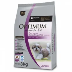 Optimum Cachorro Raza Peque A Sabor Pollo Y Arroz Alimento Para Perros