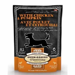 Oven Baked Tradition Grain Free Chicken & Pumpkin Dog Treats Snacks