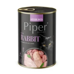 Piper Lata De Conejo Alimento H Medo Para Gatos 400Gr