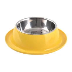 Plato Anti-Hormigas Amarillo