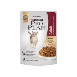 Proplan Wet Pouch Adult Sabor Pollo Alimento H Medo Para Gatos