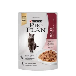 Proplan Wet Pouch Adult Sabor Salm N Alimento H Medo Para Gatos