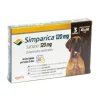 Simparica Antiparasitario Oral Masticable Para Perros De 40 A 60 Kg 3 Comprimidos
