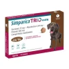 Simparica Trio 40.1 - 60 Kg Antiparasitario Para Perros 1 Comprimido