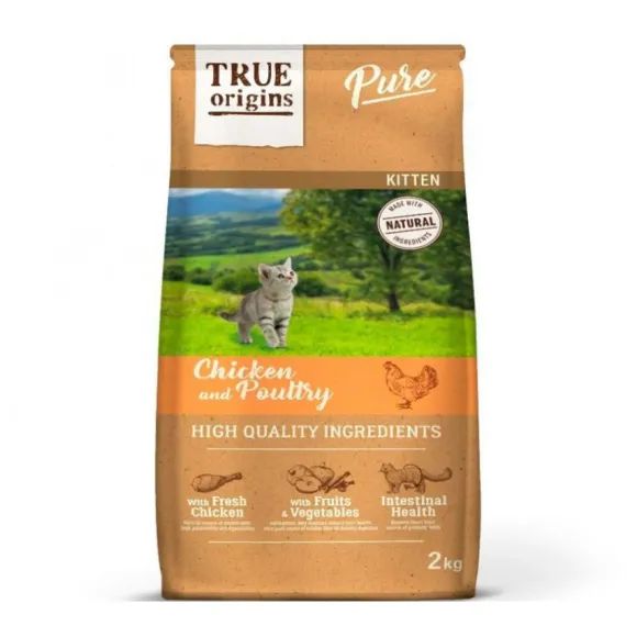 True Origins Cat Kitten Chicken Poultry Alimento Para Gato