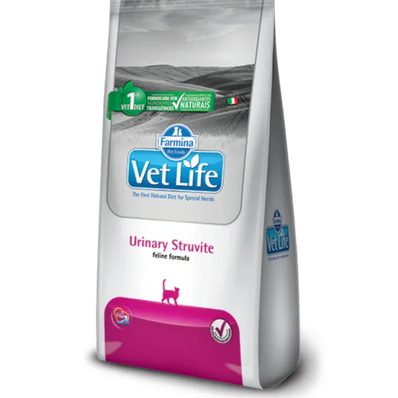 Vetlife Farmina Alimento Seco Medicado Urinary Estruvita Gato